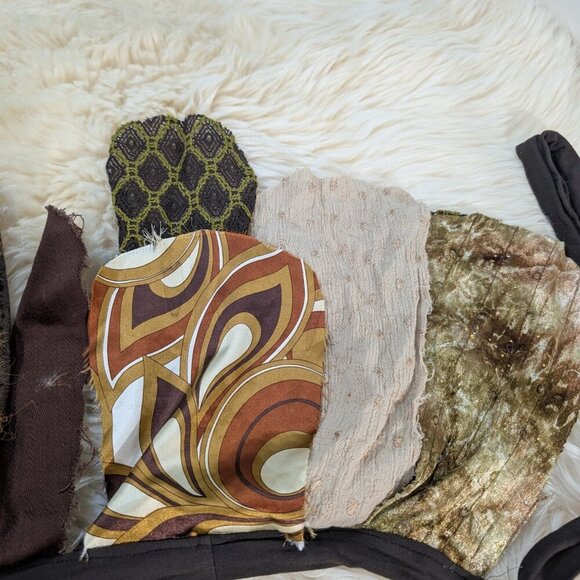 Handcrafted By Jayelle Women's Multicolor Tribal Festival Jungle Mini Skirt - Picture 7 of 8